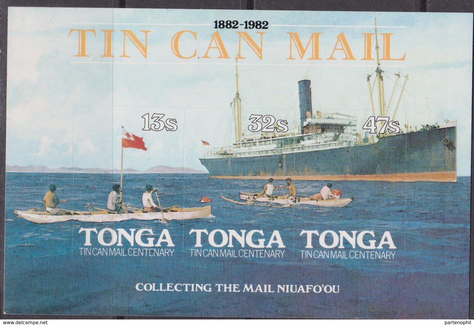 Tonga 1981 - Tin Can Mail  Ships Navi Set MNH - Altri (Mare)