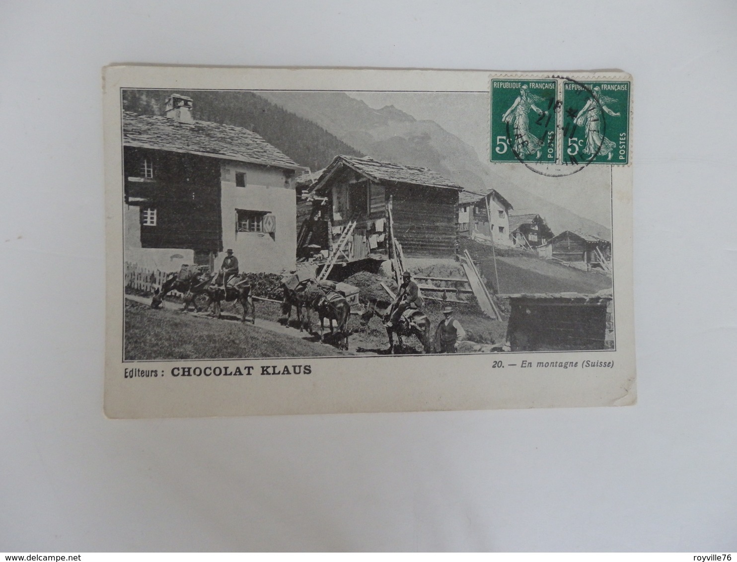 En Montagne Suisse Par Chocolat Klaus. - Mon