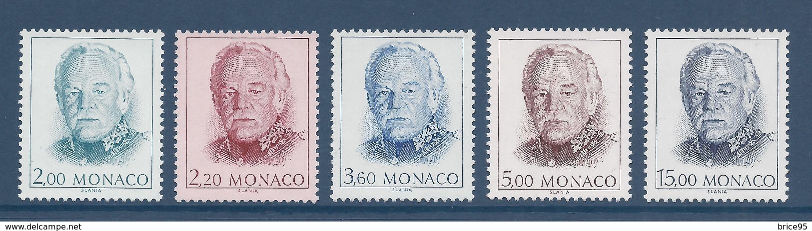 Monaco - YT N° 1671 à 1675 - Neuf Sans Charnière - 1989 - Neufs