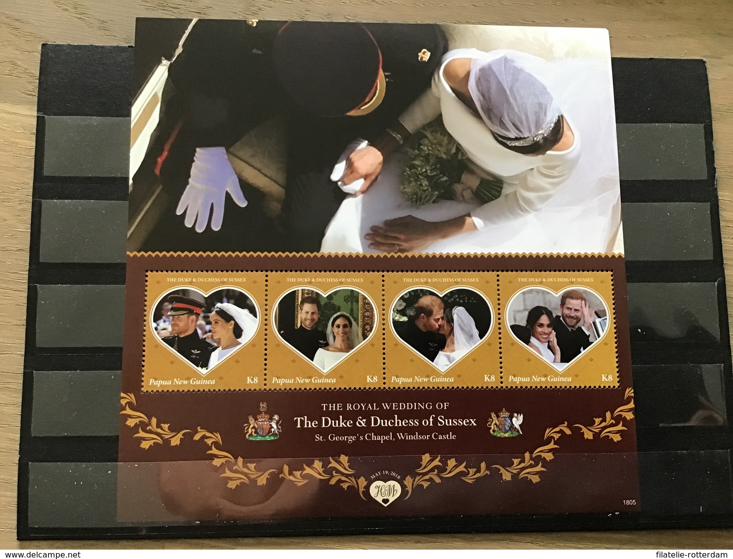 Papoea-Nieuw-Guinea / Papua New Guinea - Postfris / MNH - Sheet Royal Wedding 2018 - Papoea-Nieuw-Guinea