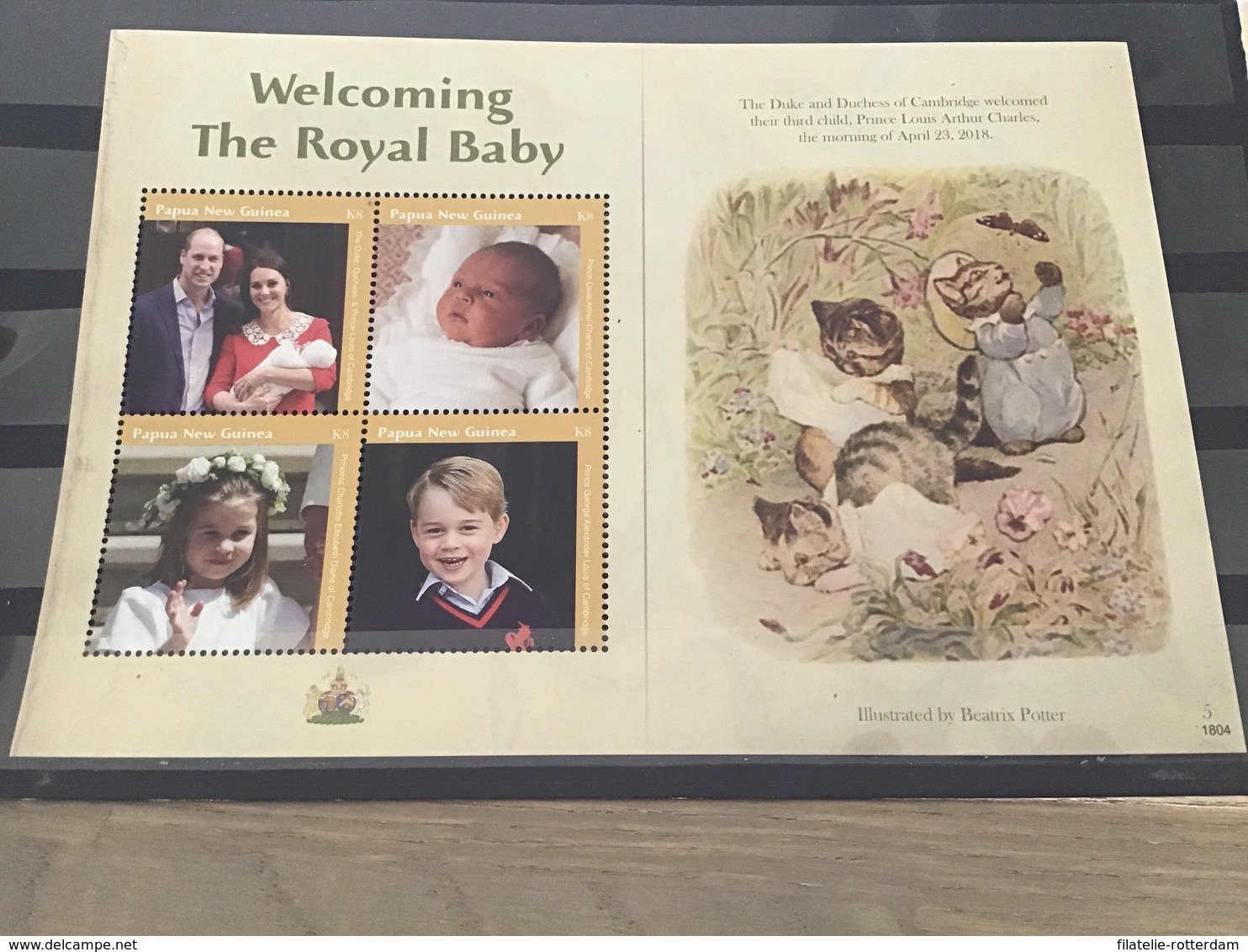 Papoea-Nieuw-Guinea / Papua New Guinea - Postfris / MNH - Sheet Royal Baby 2018 - Papoea-Nieuw-Guinea