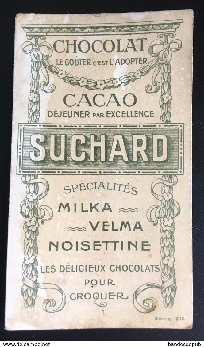 Suchard Chromo  Saintonge Fille Président Chanson Région Française - Suchard