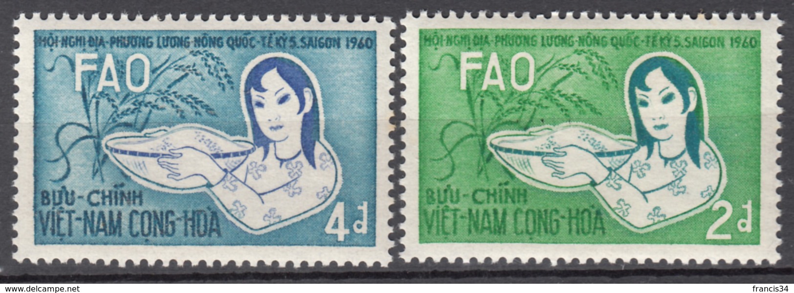 N° 151 Et N° 152 Du Vietnam Du Sud - X X - ( E 525 ) - Viêt-Nam