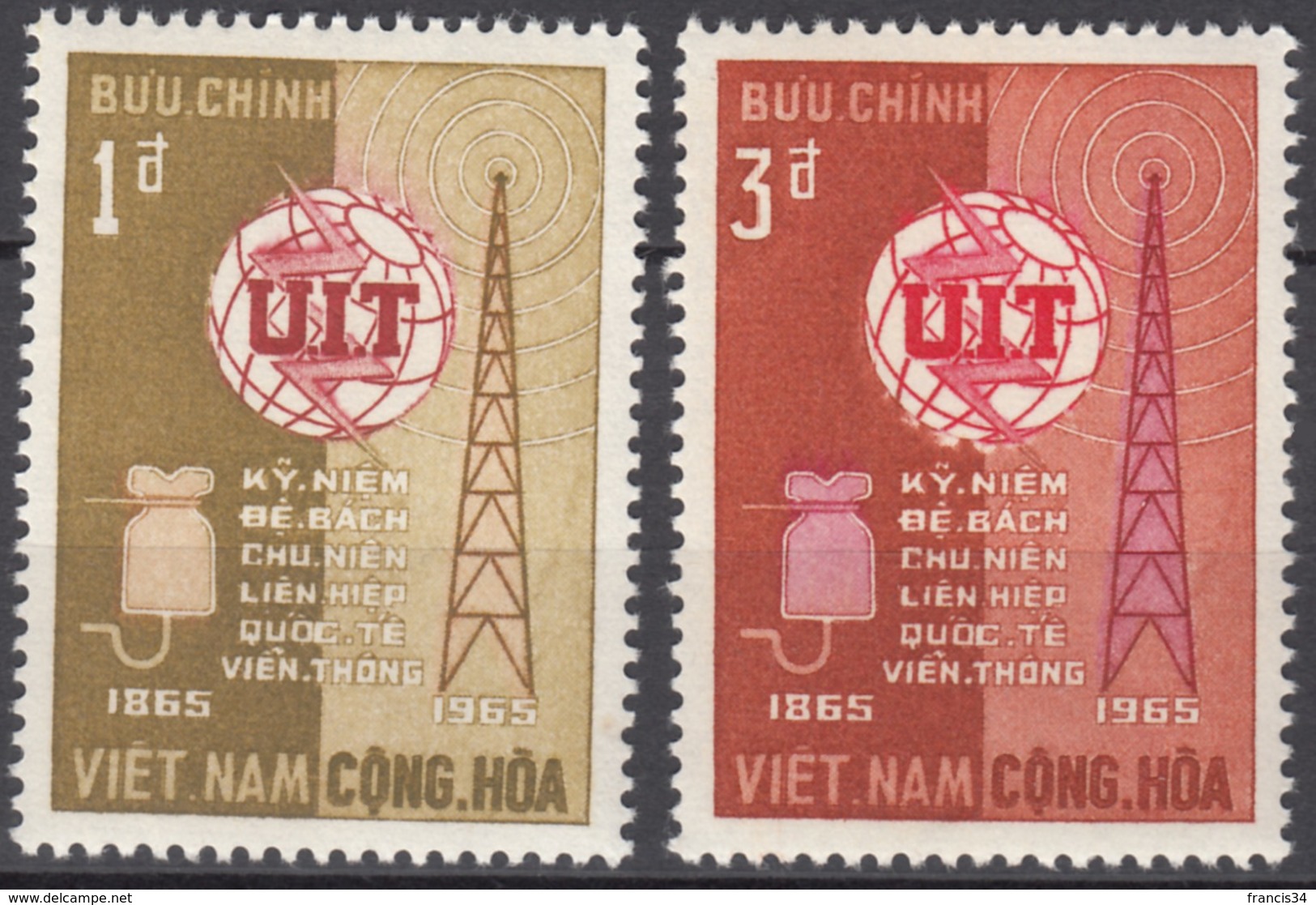 N° 259 Et N° 260 Du Vietnam Du Sud - X X - ( E 1815 ) - Vietnam