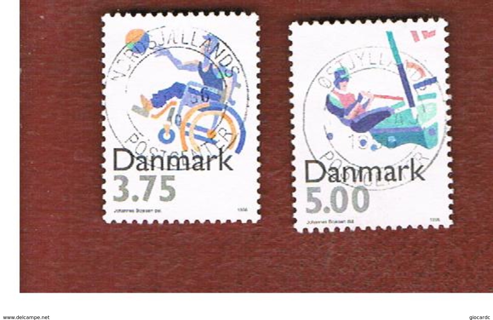 DANIMARCA (DENMARK)  -   SG 1067.1069  -  1996 SPORTS     - USED ° - Usati
