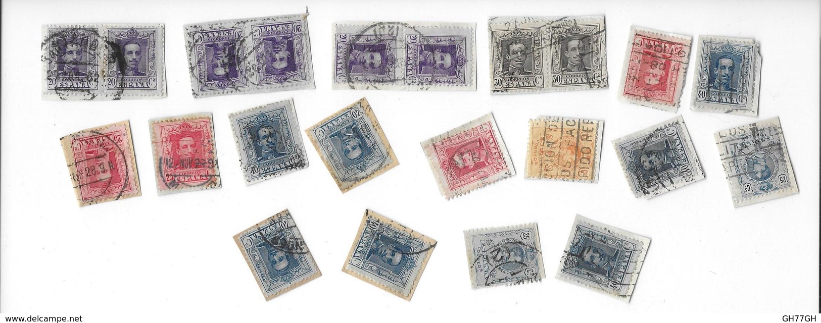 LOT 140 TIMBRES ESPAGNE -spain - Mezclas (max 999 Sellos)