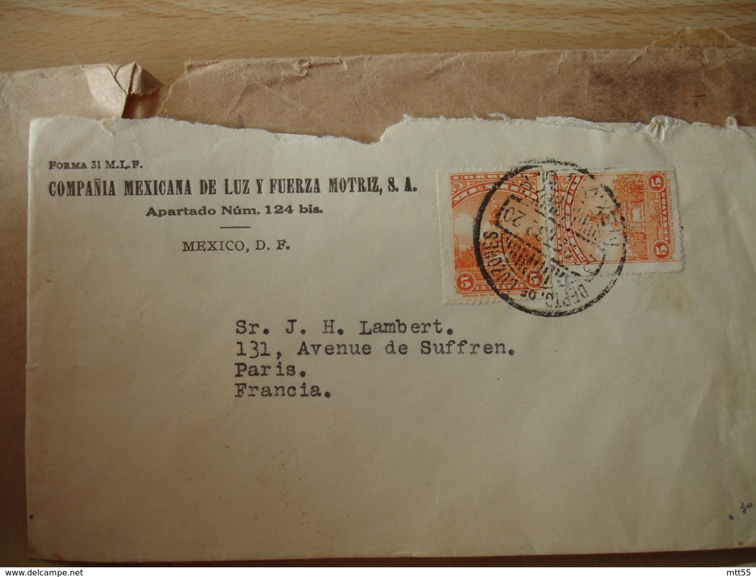 Mexique Mexico Lot 3 Lettres Annees 30  Dont 1 Lettre Recommandee Registered - Mexico