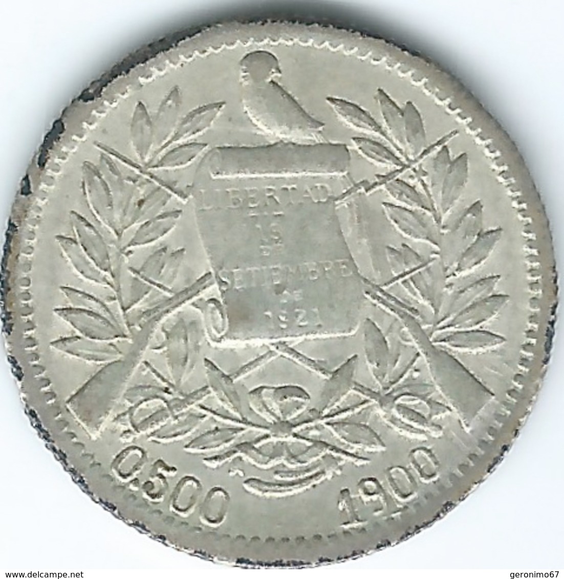 Guatemala - 1900 - 1 Real - KM174 - Guatemala