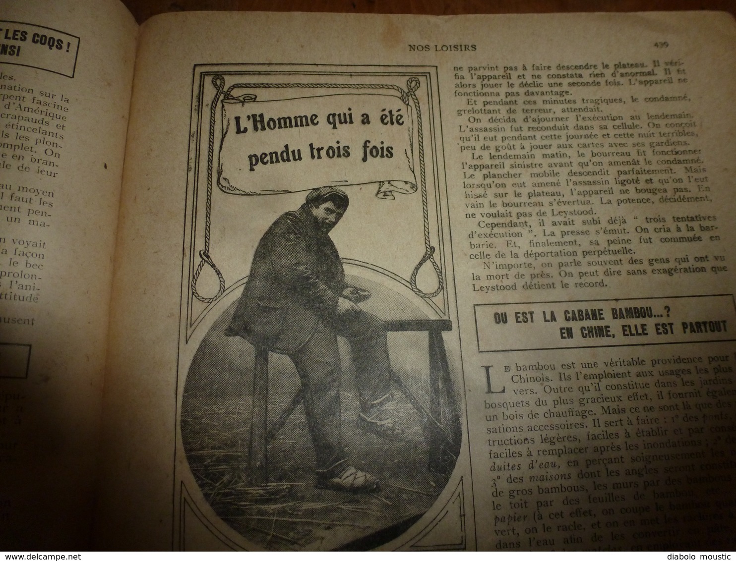 1908 NOS LOISIRS :Du haut de N-D de Paris;Aline Guillot , midinette;Pain de sciure de bois;London;Hypnotiser un coq;etc