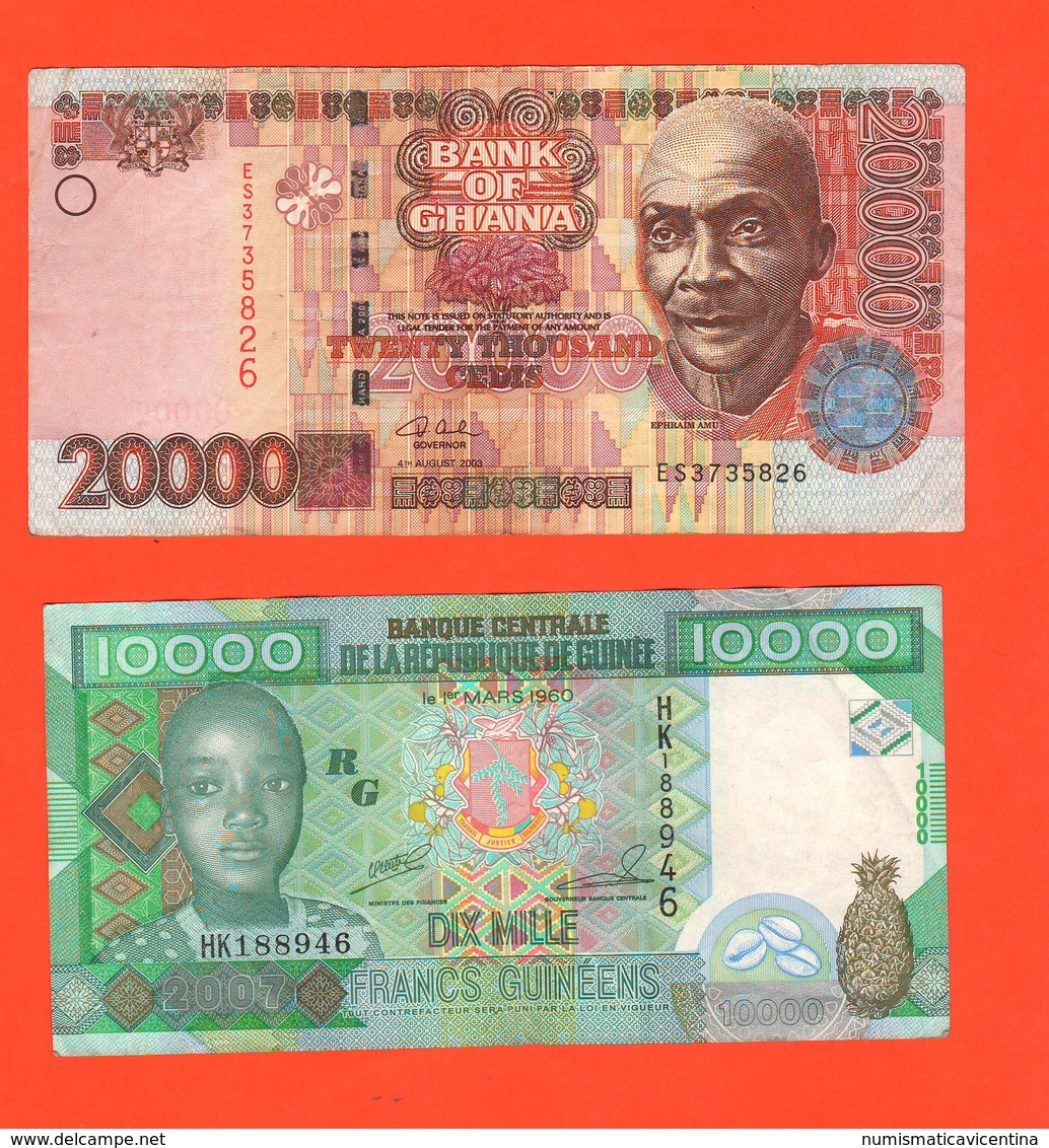 10000 + 20000 Franchi Guinea Repubblica Francs Guinèens - Guinea