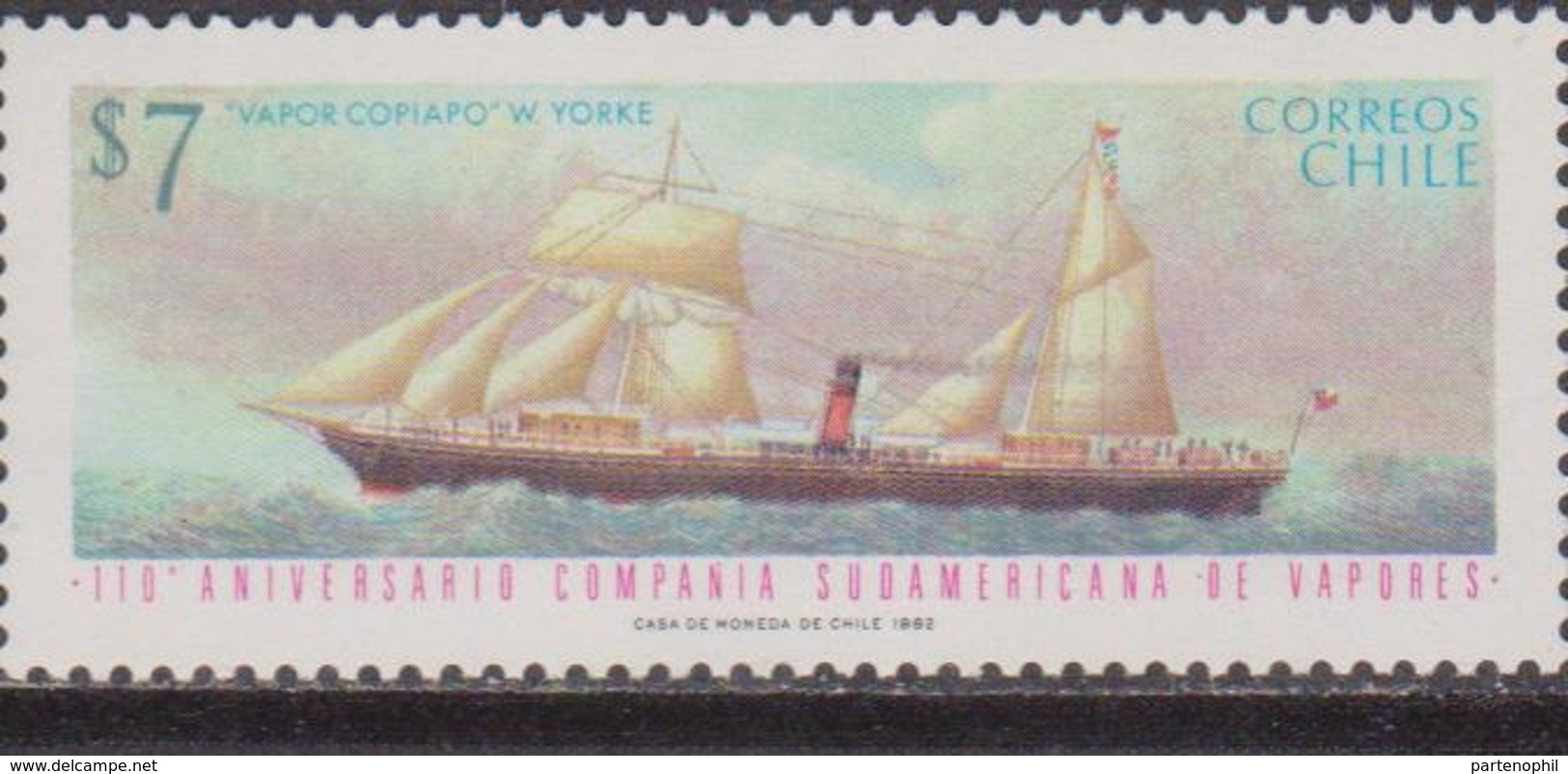 Cile Chile - Navi Ships Set MNH - Altri (Mare)