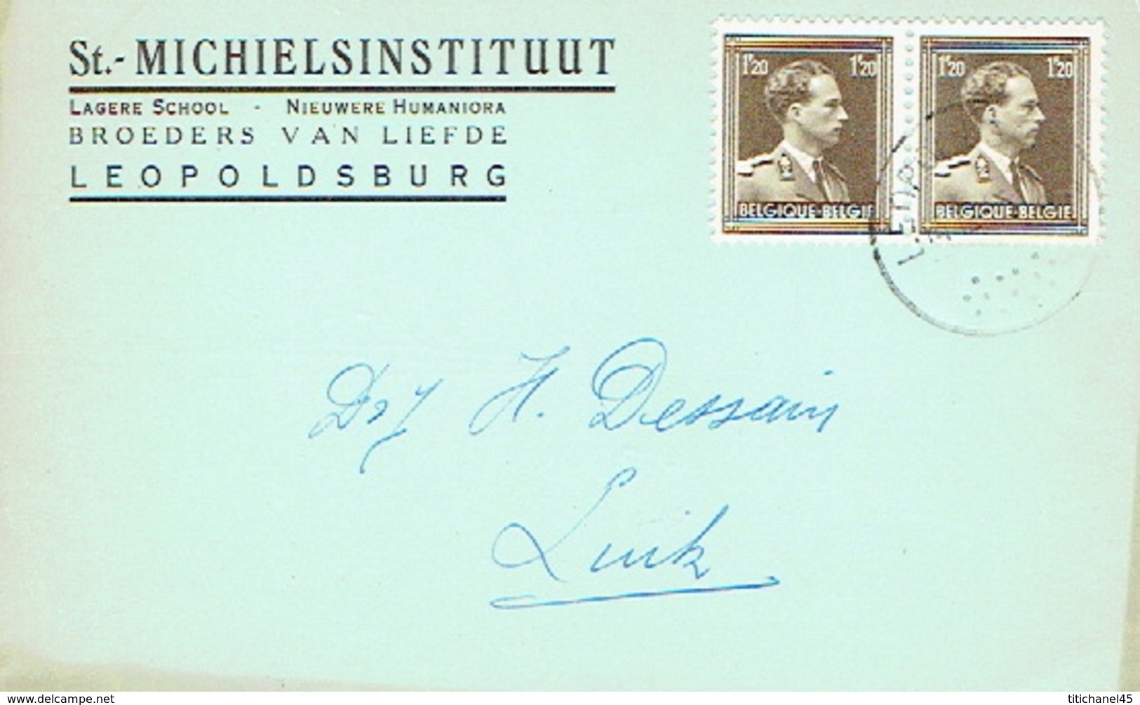 PK Publicitaire LEOPOLDSBURG 1959 - St.- MICHIELSINSTITUUT - Lagerie School - Broders Van Liefde - Leopoldsburg