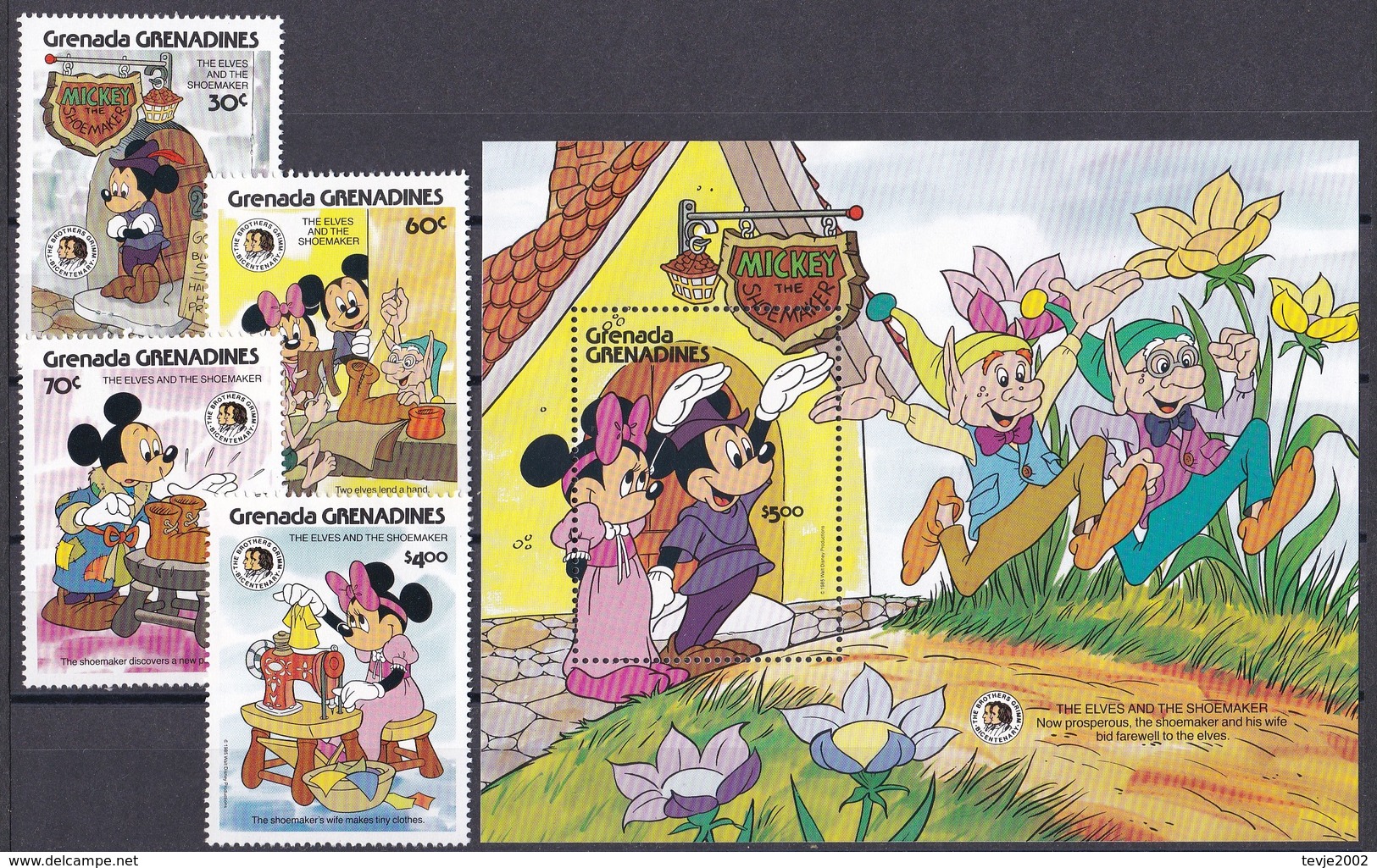 Kleine Sammlung  Walt Disney - Postfrisch MNH - Weltweit - Disney