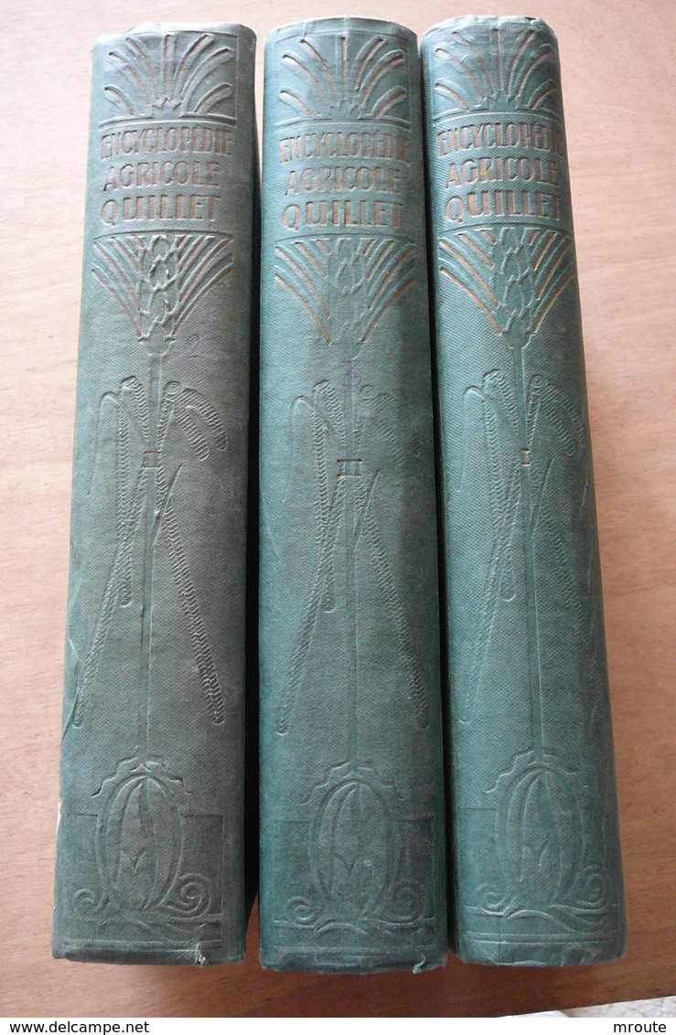 ENCYCLOPEDIE AGRICOLE QUILLET 3 VOLUMES - Encyclopédies