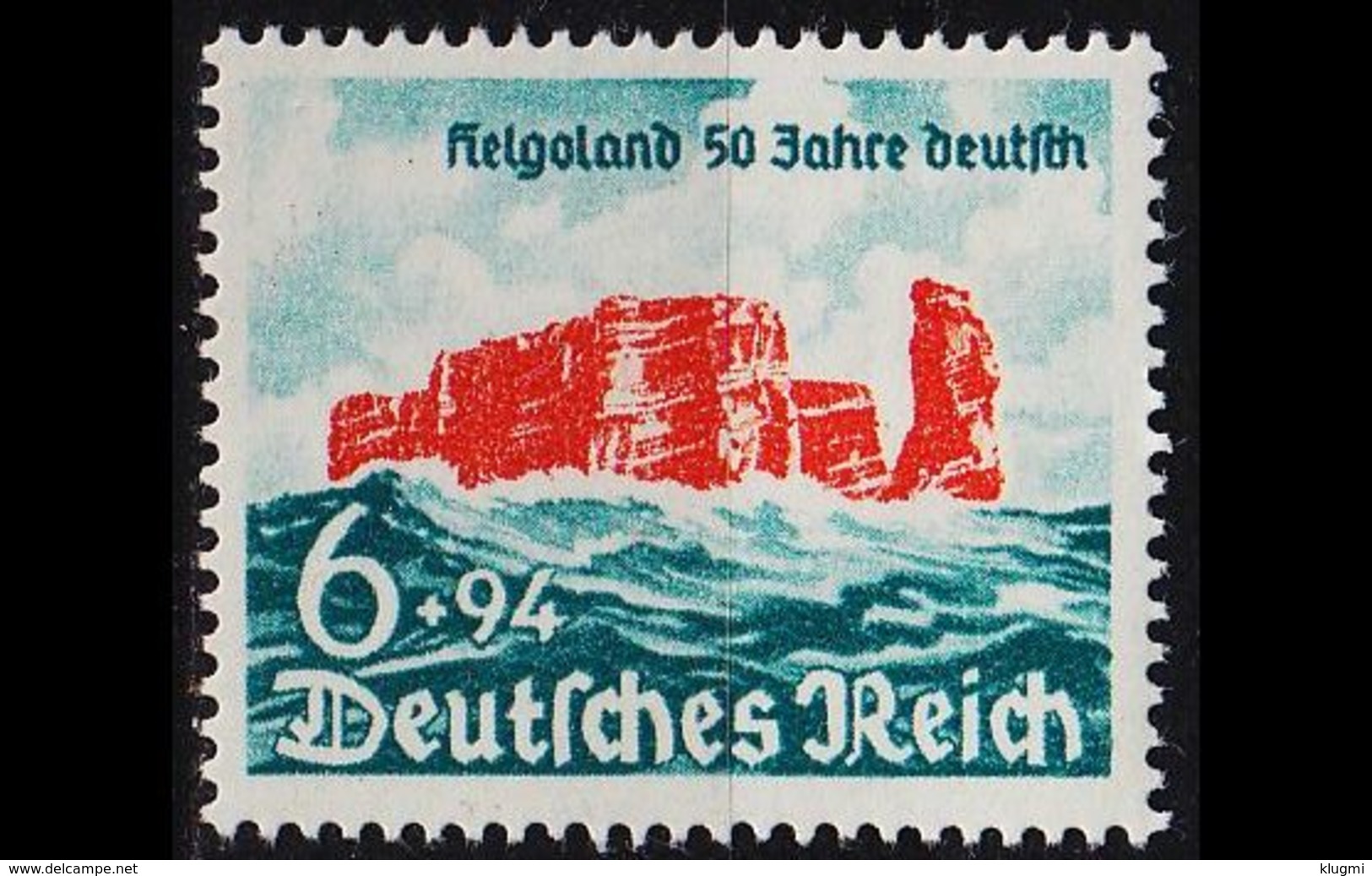 GERMANY REICH [1940] MiNr 0750 ( */mh ) Landschaft - Neufs