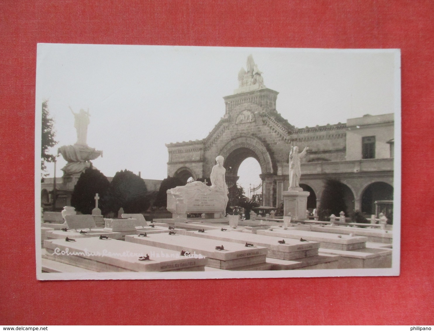 RPPC  Columbus Cemetery  Havana  Cuba   Ref 3406 - Cuba