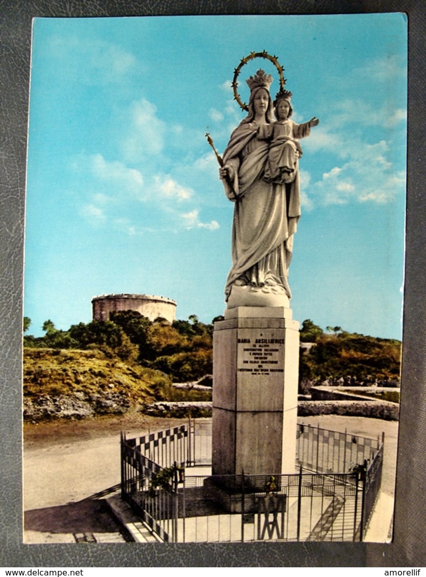 (FG.O56) GAETA - COLLE D'ORLANDO - STATUA A MARIA AUSILIATRICE E MAUSOLEO (LATINA) Viaggiata - Latina