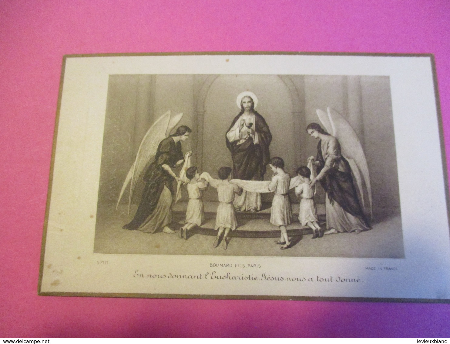 2 Images Religieuses/Souvenir Première Communion Solennelle/Simonne BASROGER/Ste Jeanne D'Arc/ Val Soleil/1932    IMPI34 - Religion & Esotérisme