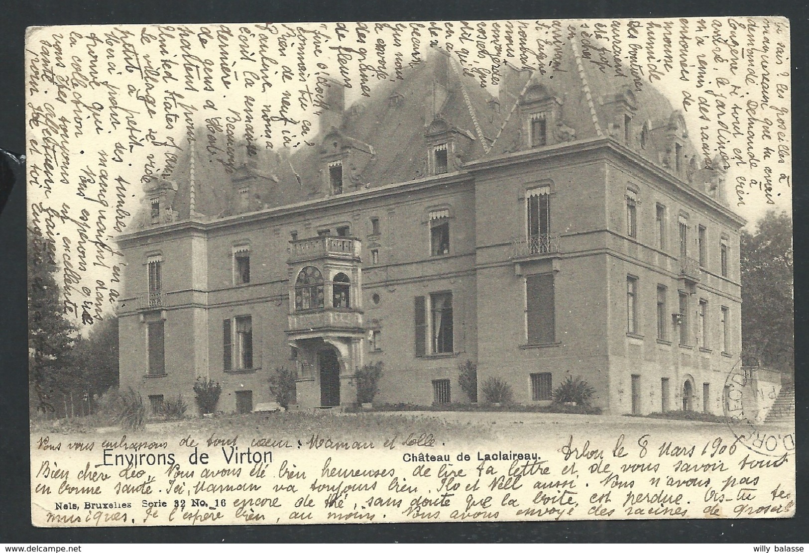 +++ CPA - Environs De Virton - Château De LACLAIREAU - Nels Série 32 N° 16  // - Virton