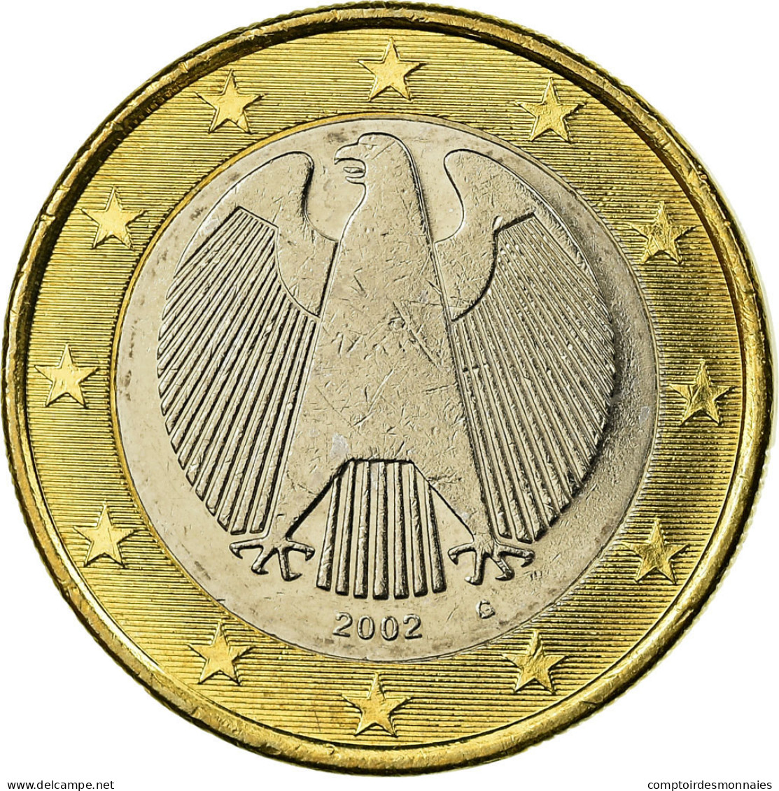 République Fédérale Allemande, Euro, 2002, TTB, Bi-Metallic, KM:213 - Allemagne