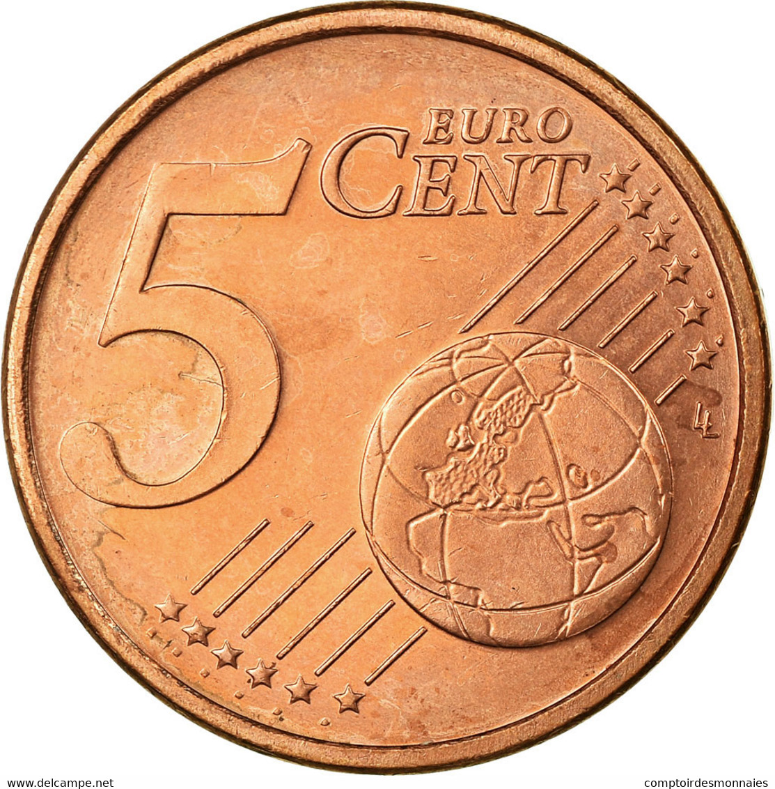 République Fédérale Allemande, 5 Euro Cent, 2002, TTB, Copper Plated Steel - Allemagne