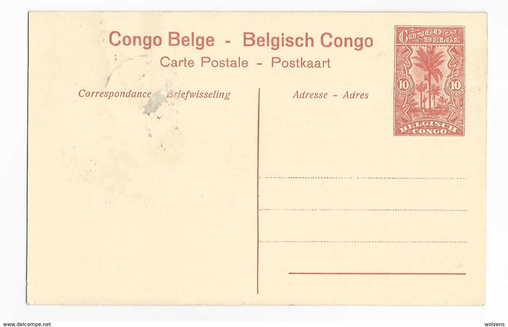 Congo Belge Lowa Plantations De Funtumia Carte Postale Ancienne - Congo Belga