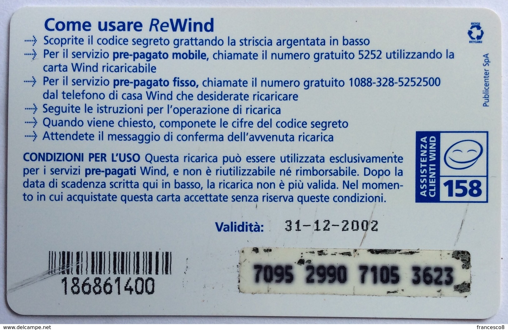 50 WIND REWIND  PAT ... VOGLIO UN APPINTAMENTO IN UN POSTO DOVE IL CELLULARE NON FUNZIONI... - Fumetti