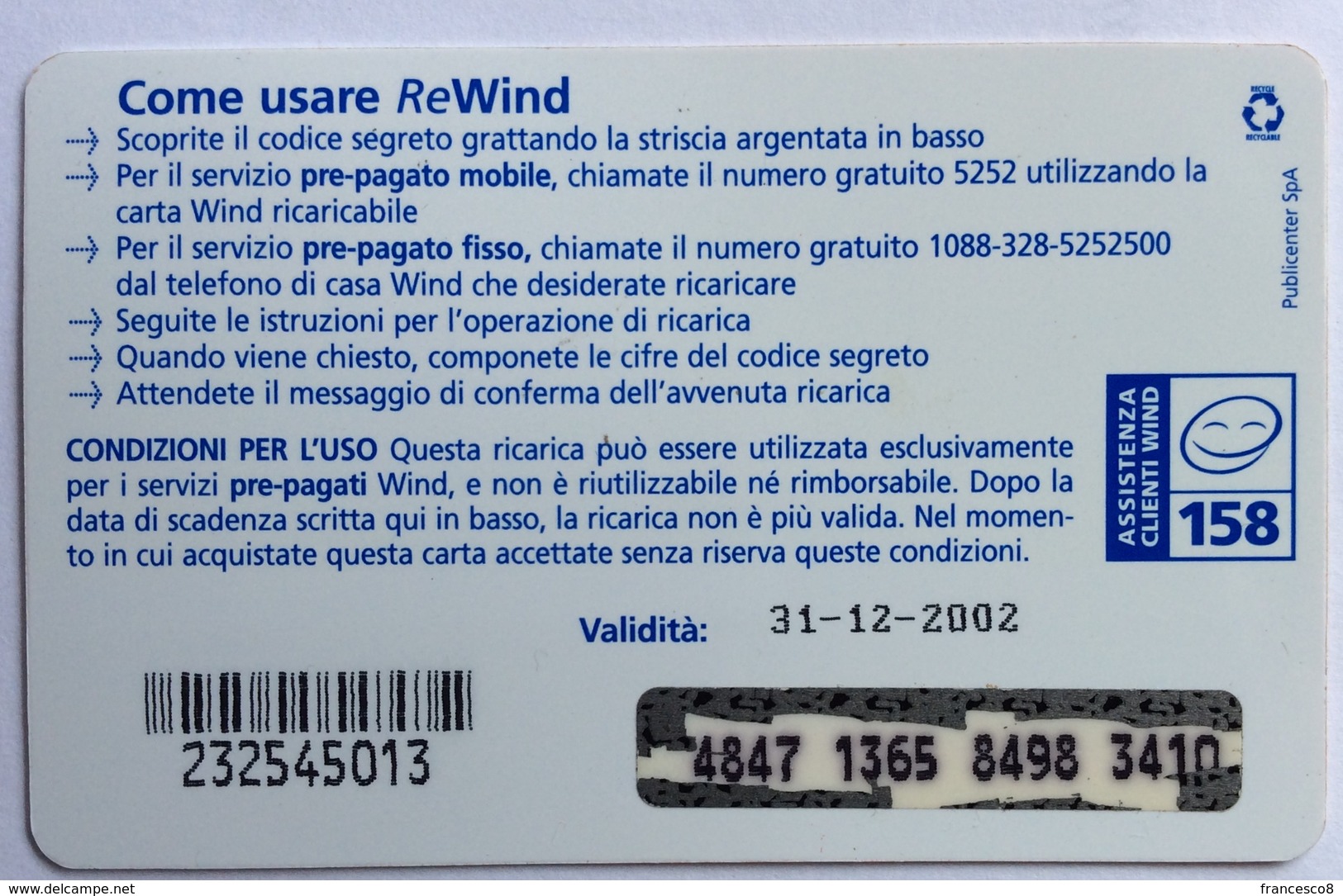 50 WIND REWIND  PAT ... Sono Due Ore Che Stai Attaccata Al Telefono... - Fumetti