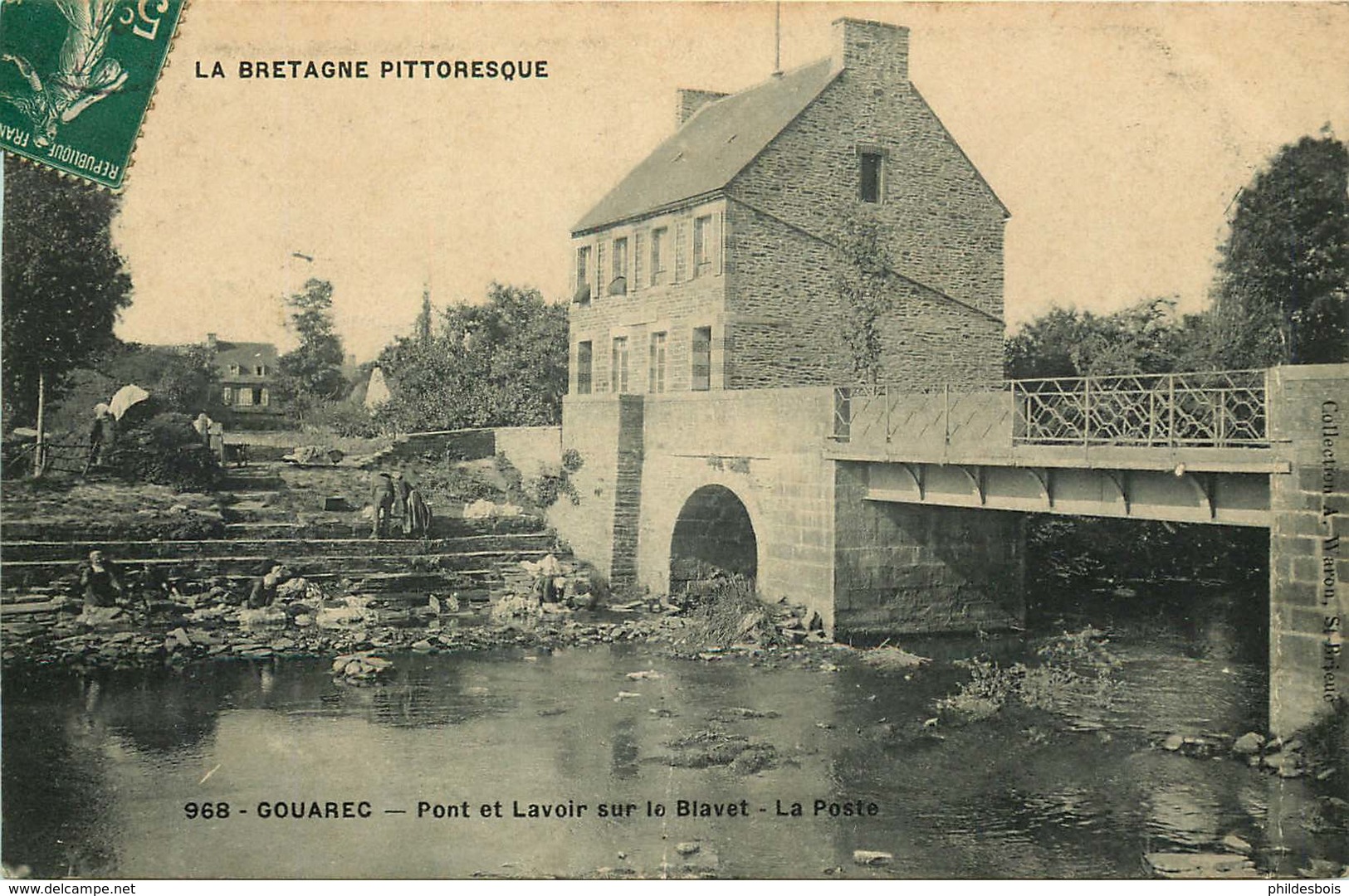 COTES D'ARMOR  GOUAREC  Pont Et Lavoir - Gouarec