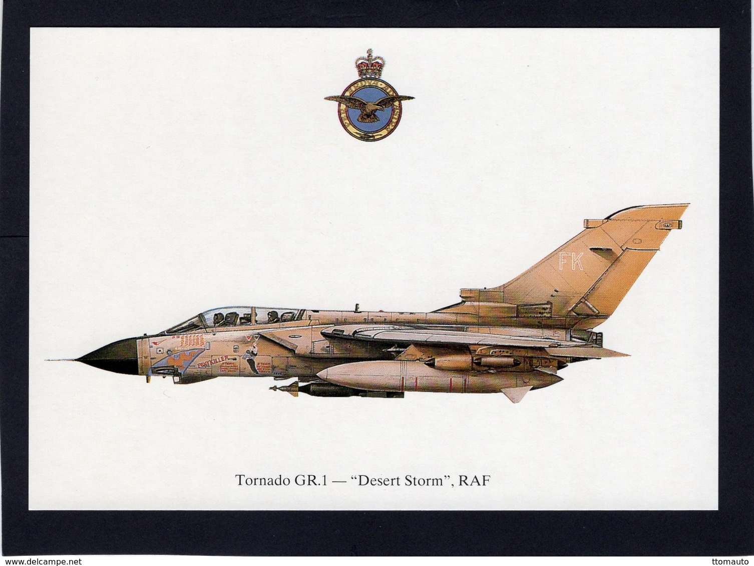 Tornado GR.1  -  'Desert Storm', RAF   -  CPM - 1946-....: Ere Moderne