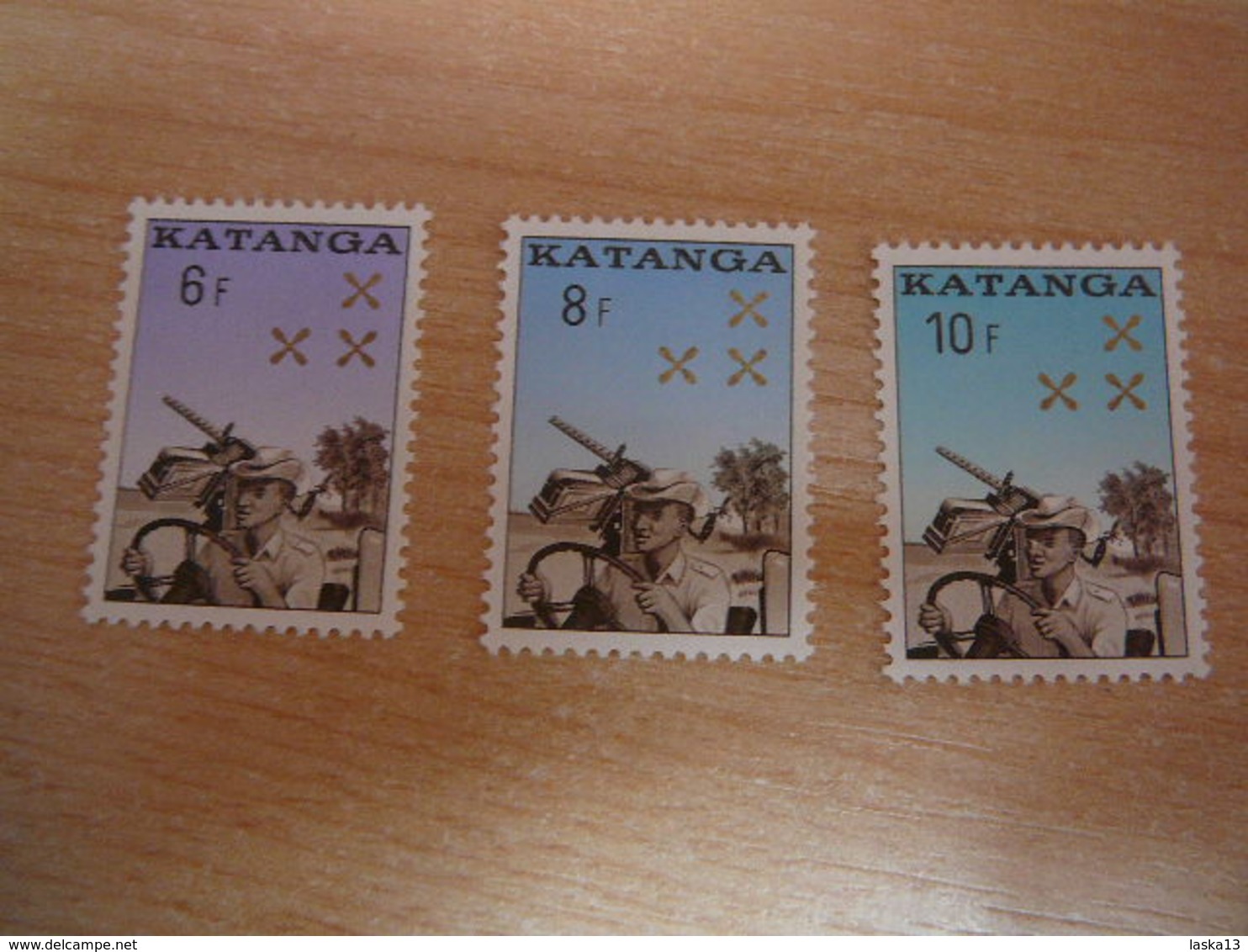 (07.06) KATANGA **    1962 Nrs 79/81 - Katanga