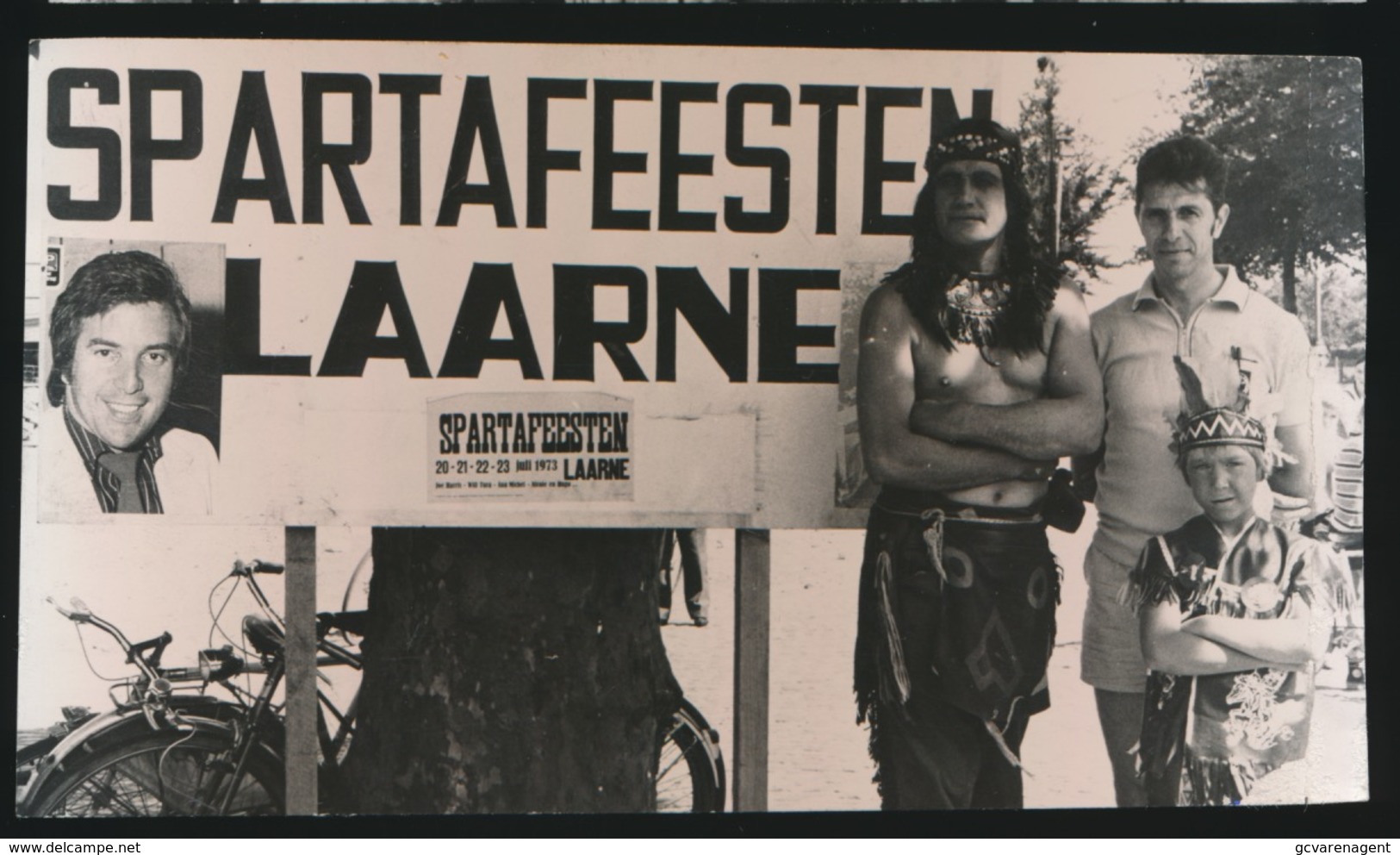 LAARNE    FOTO 1973    --  SPARTAFEESTEN  15 X 8 CM - Laarne