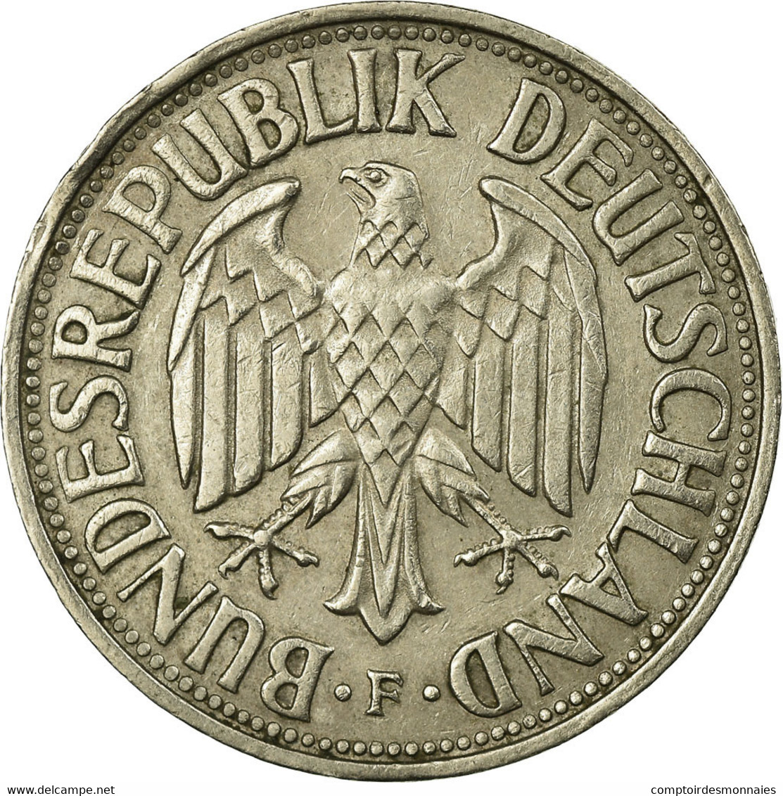 Monnaie, République Fédérale Allemande, Mark, 1963, Stuttgart, TTB - 1 Mark