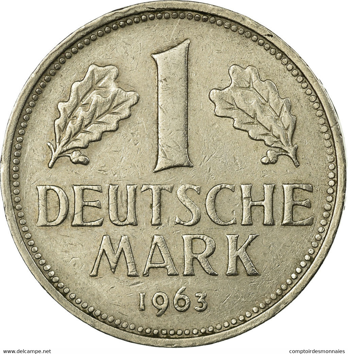 Monnaie, République Fédérale Allemande, Mark, 1963, Stuttgart, TTB - 1 Mark