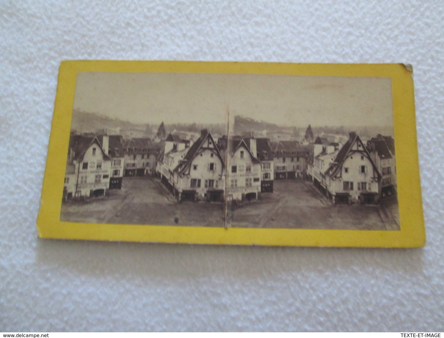 PHOTOGRAPHIE STEREOSCOPIQUE - Vue De CUSSET [cliché MESNARD 180X85 Circa 1880] - Anciennes (Av. 1900)