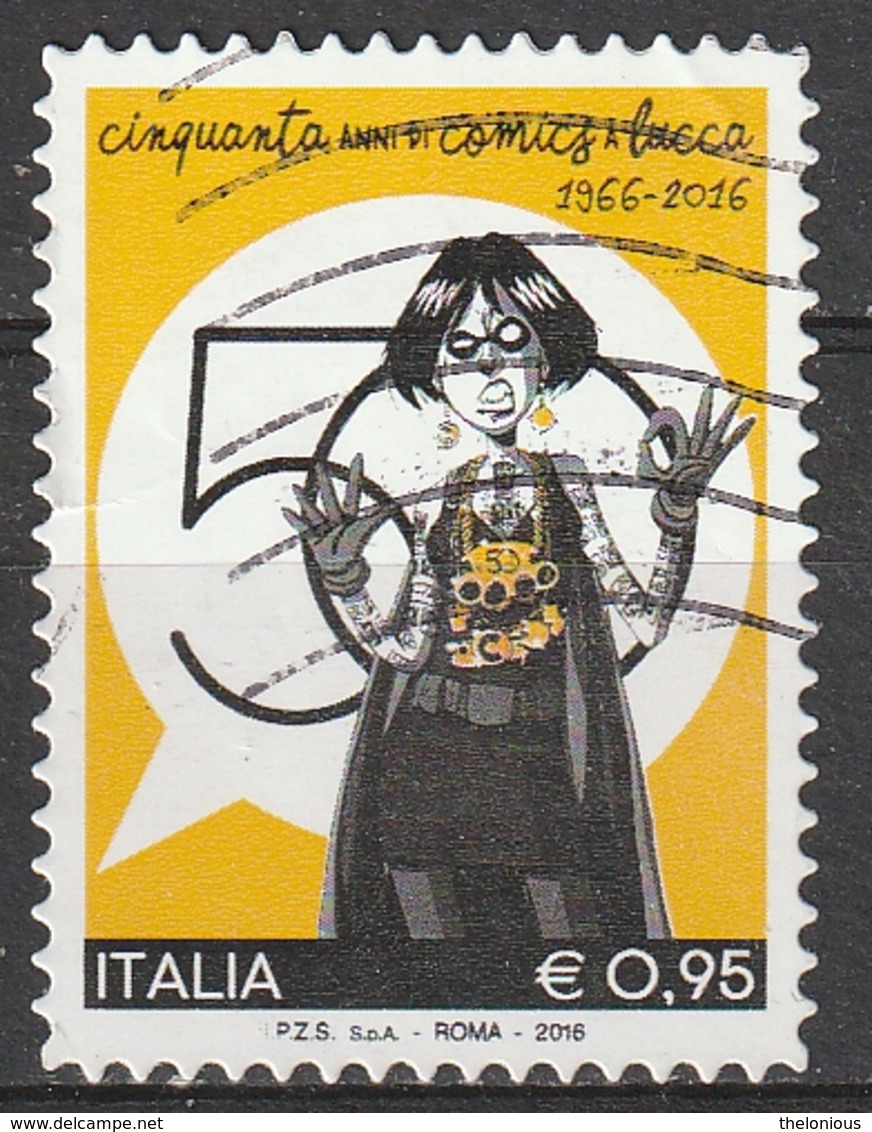 Italia 2016 - 0,95 Cent. Lucca Comics - 2011-20: Usati