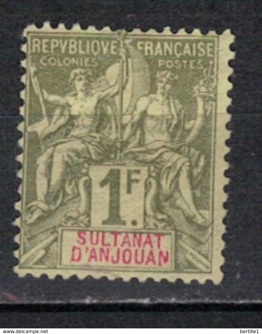 ANJOUAN        N°  YVERT  :  13   NEUF AVEC  CHARNIERES      ( Ch 2/22 ) - Unused Stamps