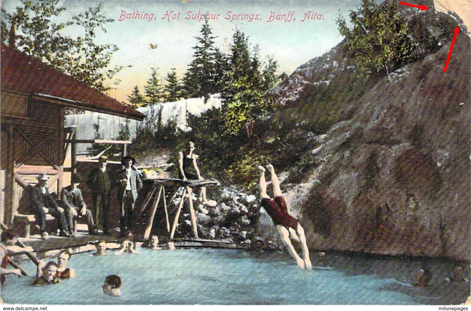 CANADA Bathing Hot Sulphur Springs BANFF Alberta - Banff