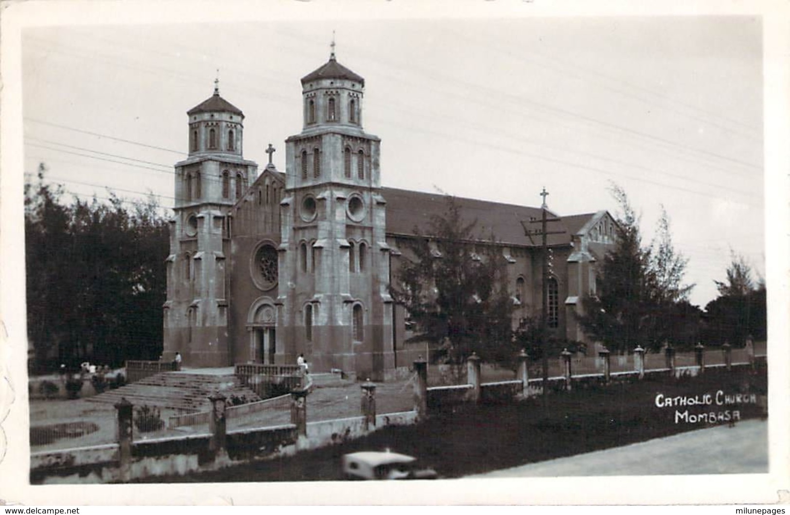 KENYA Carte Postale Photo Catholic Church  L'église De MOMBASA - Kenya