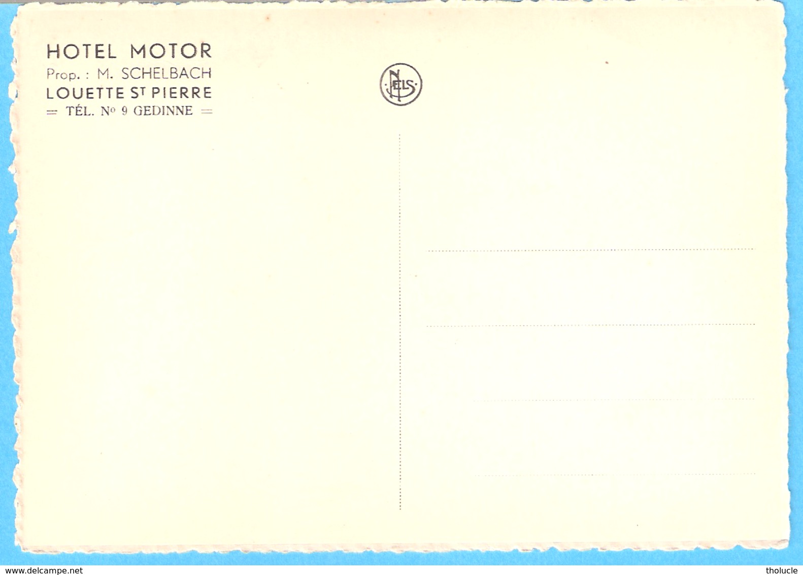 Louette-Saint-Pierre(Gedinne)+/1935-Le Presbytère-Edit.Hôtel Motor -Prop.M.Schelbach, Louette St.Pierre - Gedinne