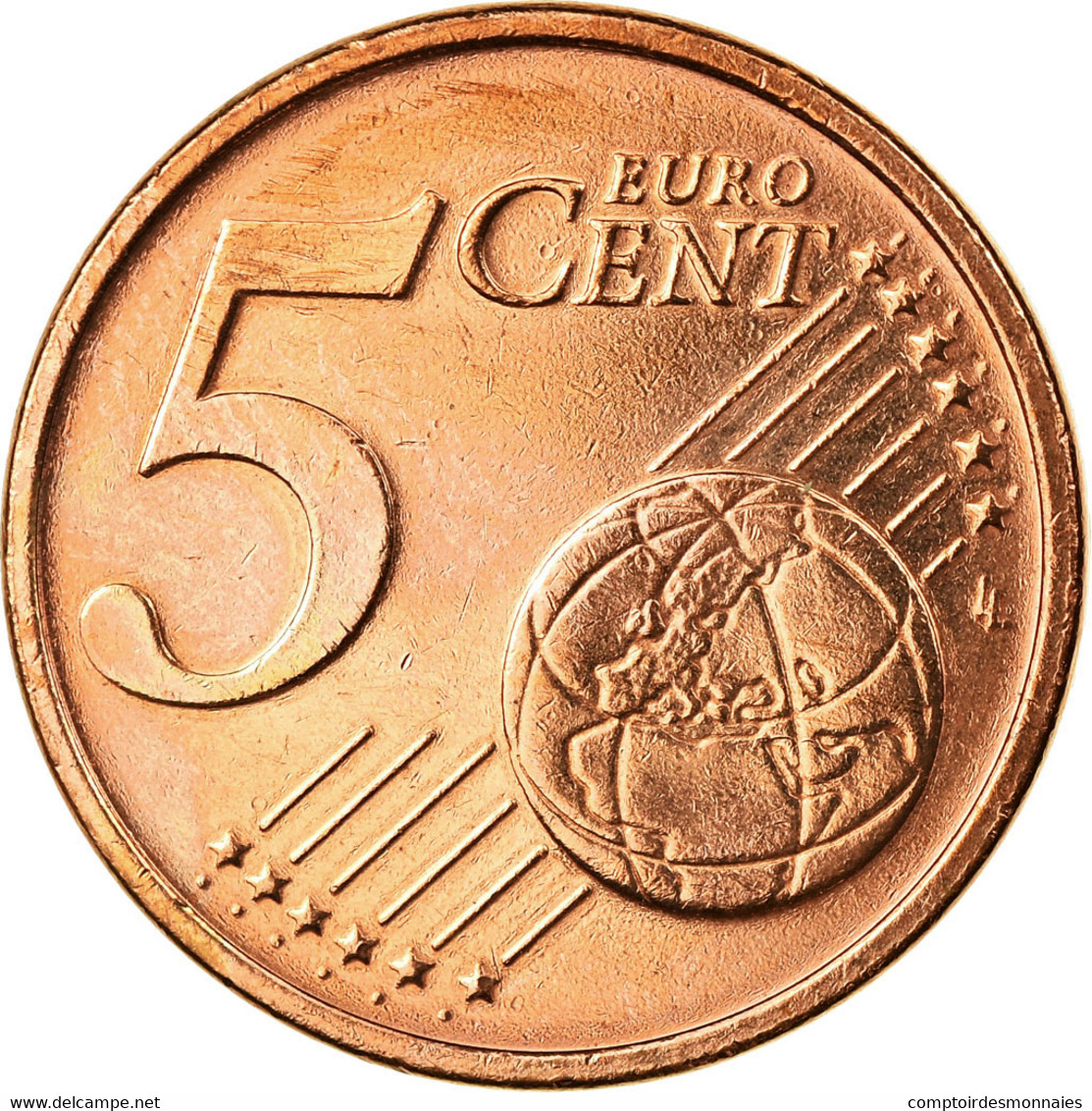 République Fédérale Allemande, 5 Euro Cent, 2002, TTB, Copper Plated Steel - Allemagne