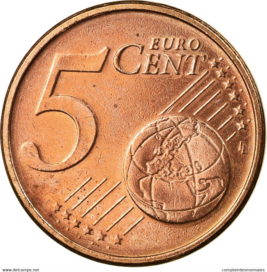 République Fédérale Allemande, 5 Euro Cent, 2002, TTB, Copper Plated Steel - Allemagne