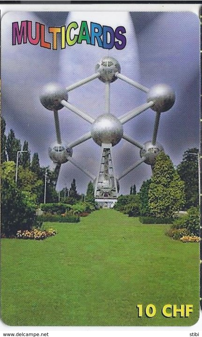 SWITZERLAND - MULTICARD - BRUSSELS - ATOMIUM - Suiza