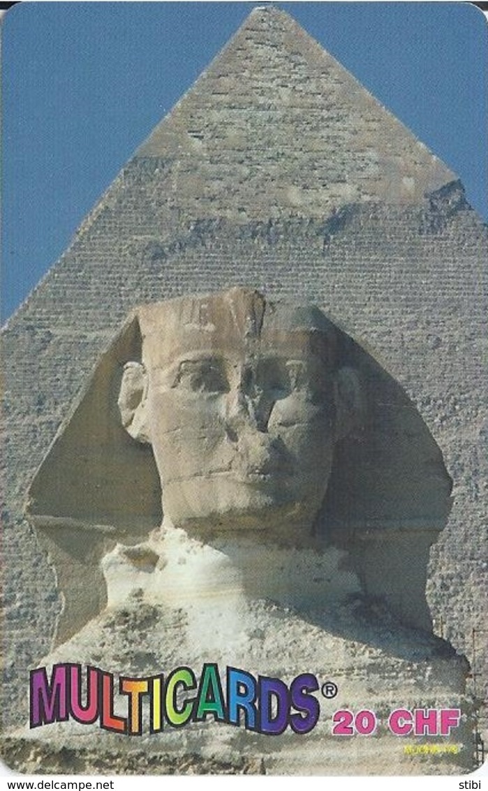 SWITZERLAND - MULTICARD - SPHYNX AND PYRAMIDE - EGYPT - Suiza