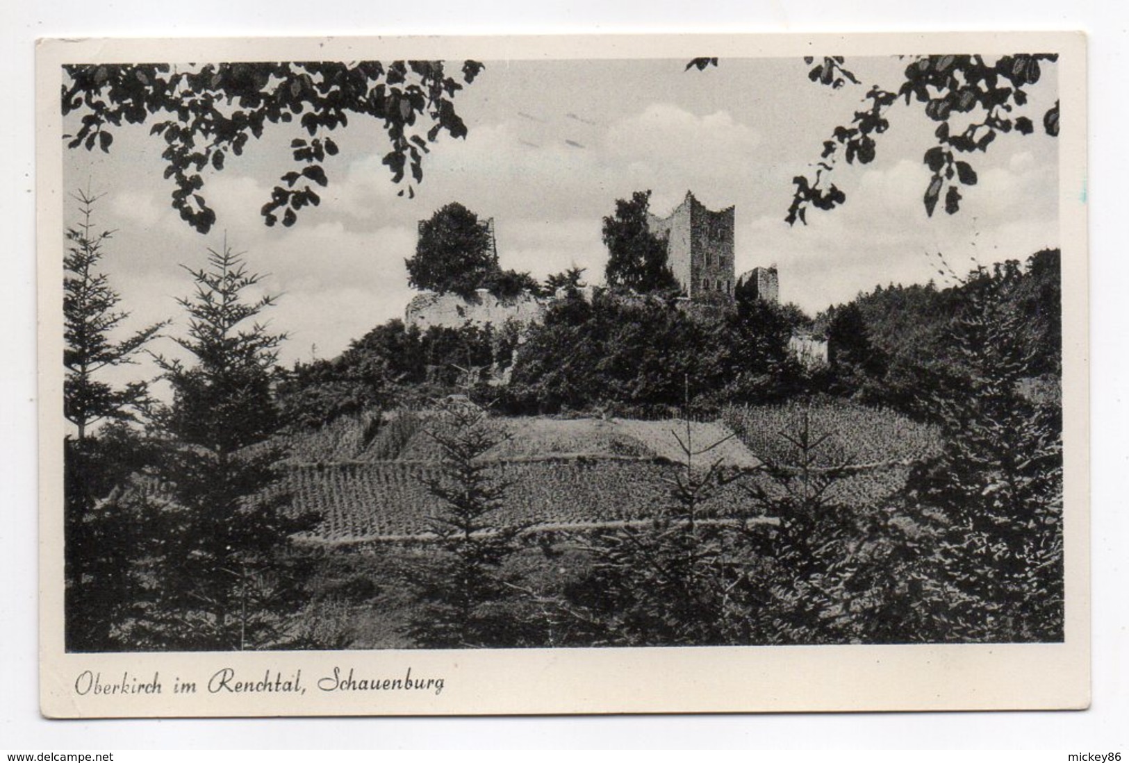 Allemagne --OBERKIRCH Im RENCHTAL--1953--Schauenburg - Oberkirch