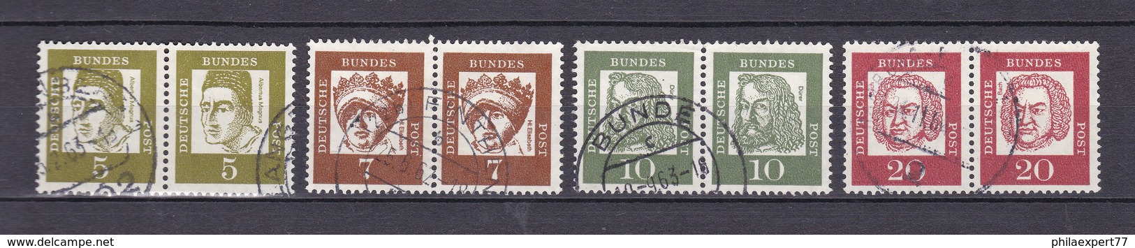 BRD - 1961 - Michel Nr. 347/347, 348/348, 350/350, 352/352 - 14 Euro - Gebraucht