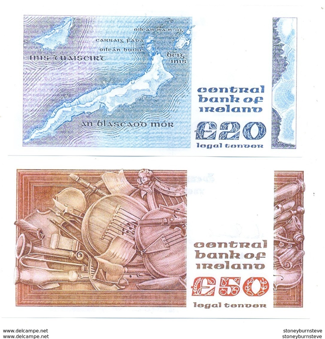 Ireland 5 Note Set 1971 COPY - Ireland