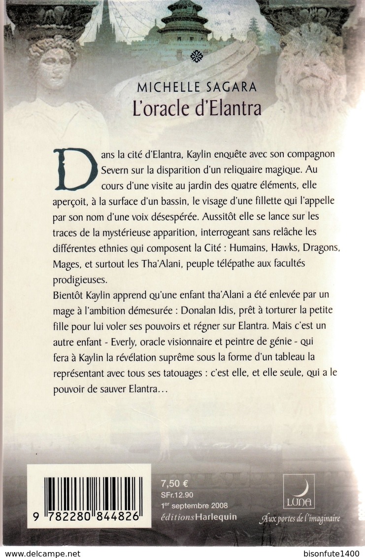 FANTASY : Les Chroniques d'Elantra : Série complète comprenant 4 romans de Michelle SAGARA (Voir photos) (BS)