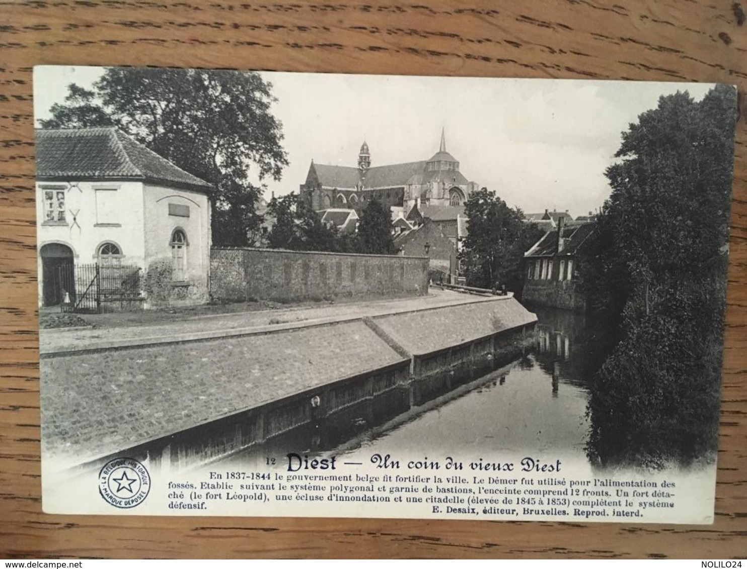 CPA, Diest, Un Coin Du Vieux Diest,série Marque Déposée Belgique Historique, Editiions DESAIX? NON 2CRITE - Diest