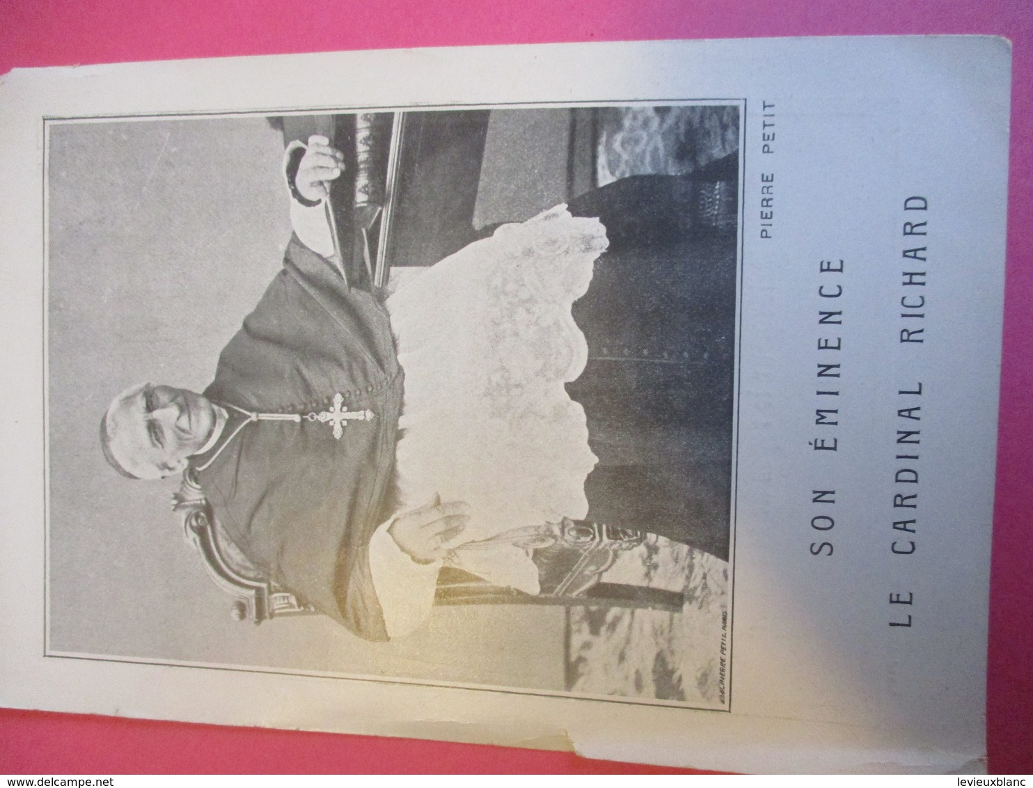 Image Religieuse/Souvenir à La Mémoire De Son éminence Monseigneur Le Cardinal RICHARD/1908   IMPI37 - Religion & Esotérisme